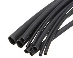 Heat Shrink Tubing 4mm Black 0.5 Meter