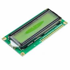 LCD1602 Yellow Green Backlight