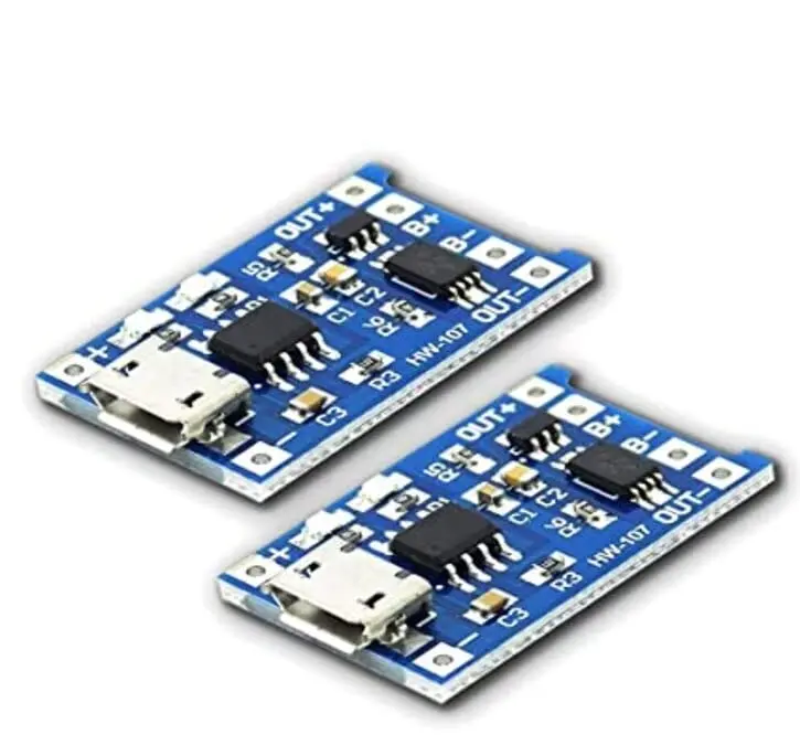 TP4056 / TP 4056 / TPA4056 DC Charging Boost, 18650 3.7v Lipo, Lithium Ion Battery Charging Module Board Kit with Protection Circuit for Portable Electronics