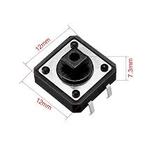 [E067] 12x12x7.3mm Tactile Push Button