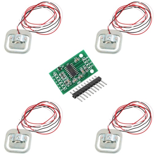 4pcs 50kg Human Scale Load Cell Weight Sensor - without HX711 Module